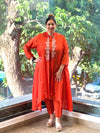 Orange Asymmetrical Co Ord