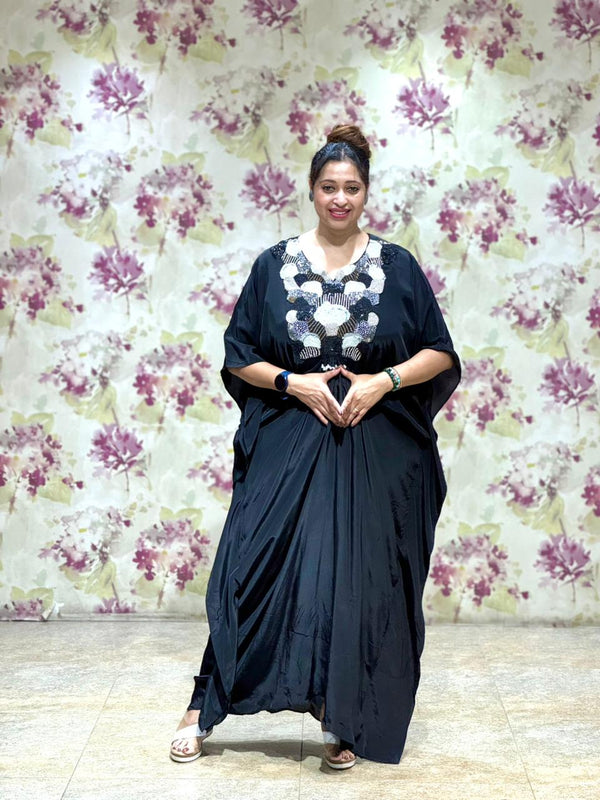 Black Kaftan Tunic
