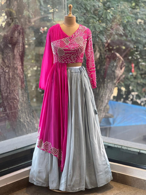 Pink Skirt Set