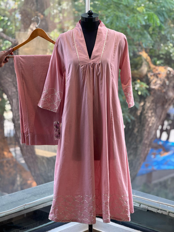 Pink Plain Co Ord