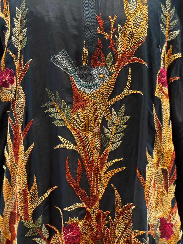 Black Kaftan Co Ord Set