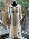 Half White Cross Stich Co Ord
