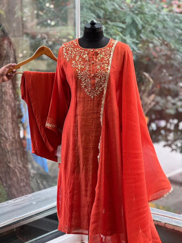 Orange Mul Suit