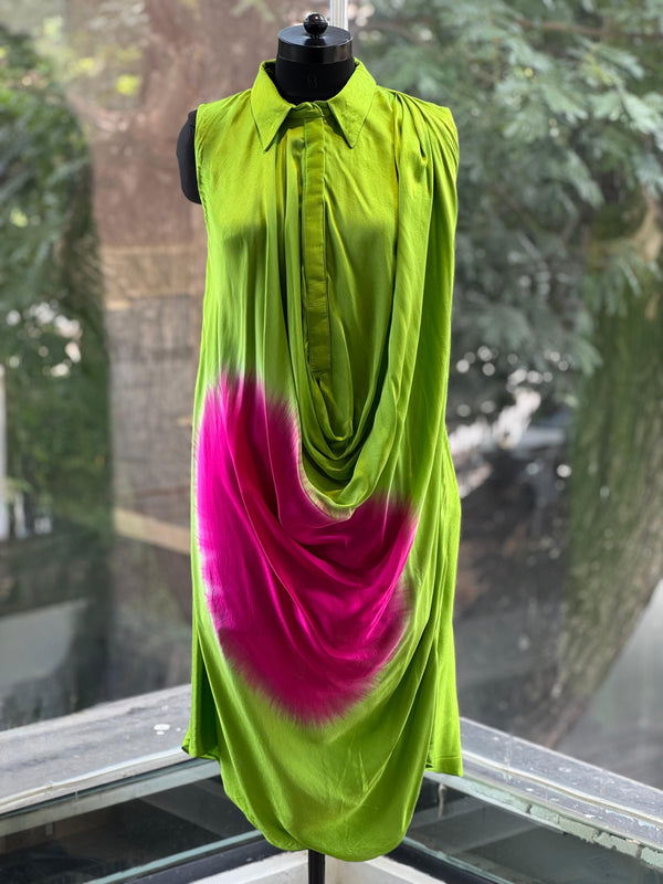 Green Cowl Tunic