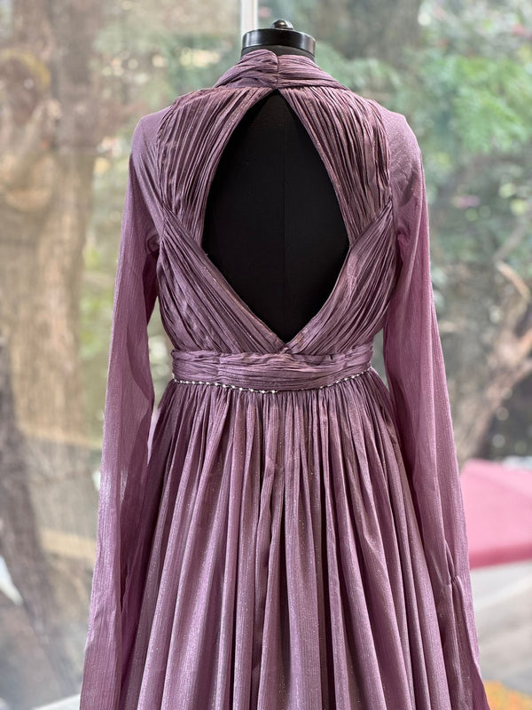 Mauve Shimmer Gown
