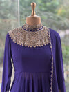 Purple Sharara Set