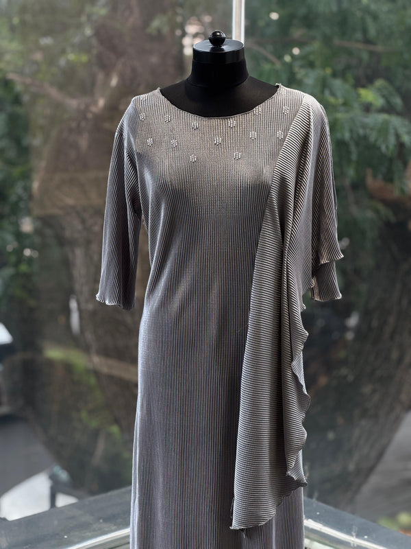Gray Crush Tunic