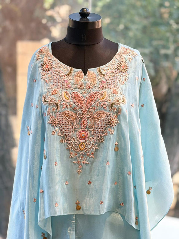 Blue Tisue Co Ord