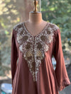 Brown Hand Work Harem Set