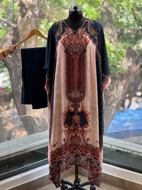 Blue Kaftan Co Ord