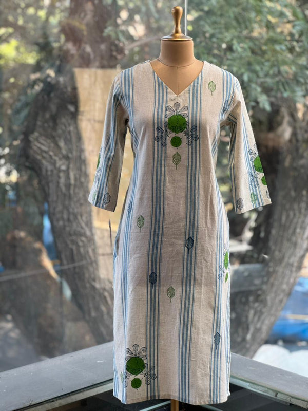 White Hand Painted Co Ord