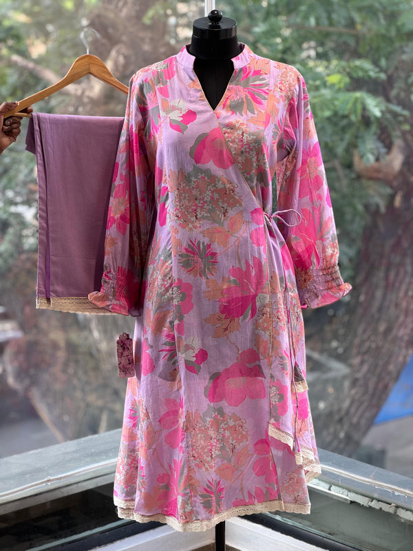 Floral Angrakha Co Ord