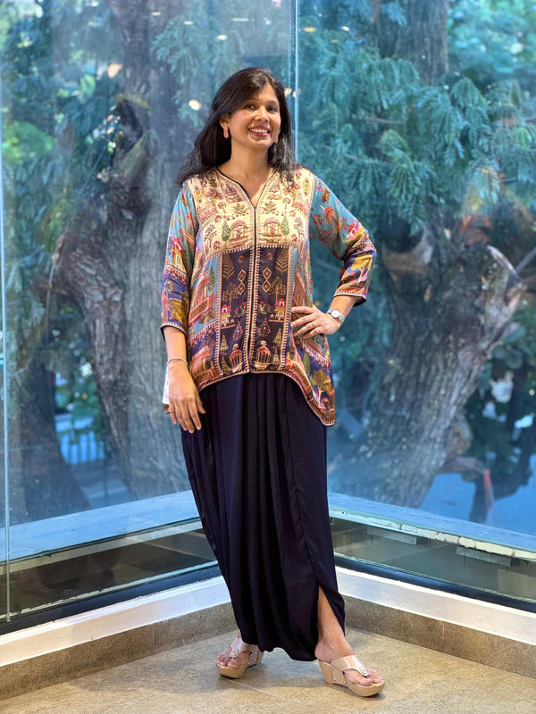 buy blue harem set online