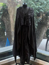 Black Shimmer Cape Set