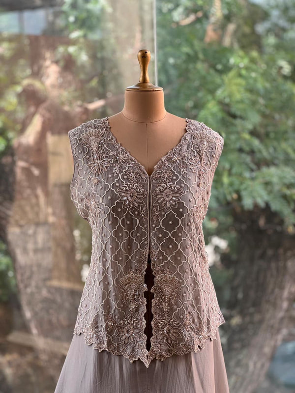 Dusty Mauve Palazzo Set