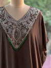 Brown Tye Dye Kaftan Set