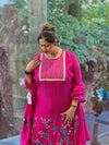 Rani Pink Dupatta Set
