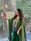 Green Shaded Harem Set