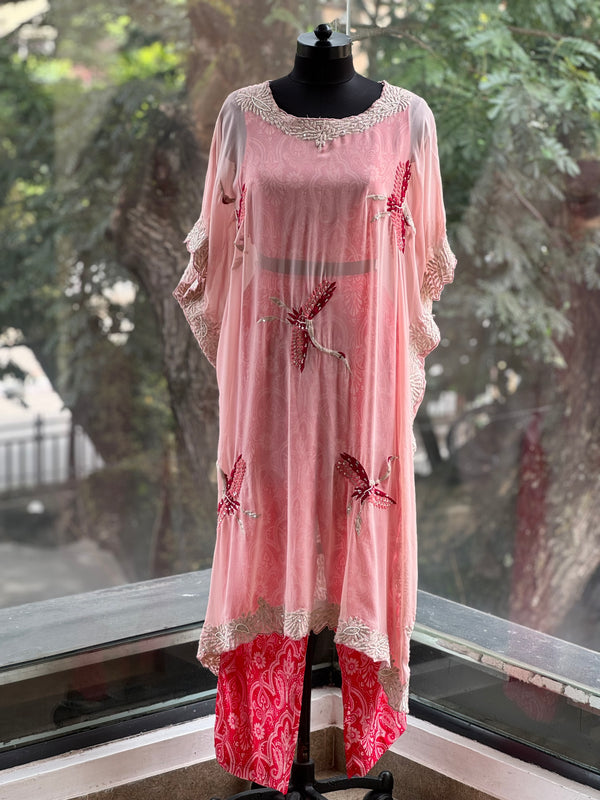 Pink Kaftan Set