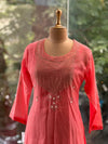 Peach Mul Knot Work Suit