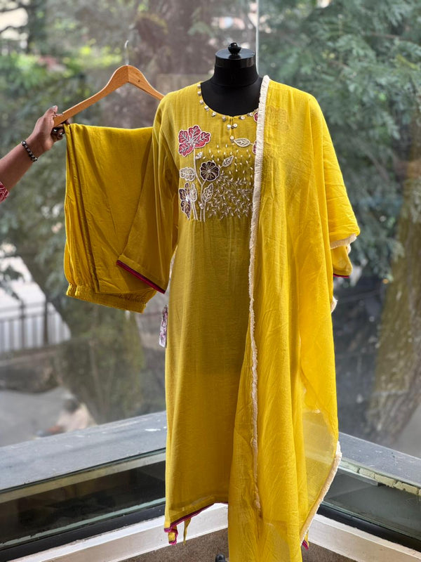 Yellow Mul Suit