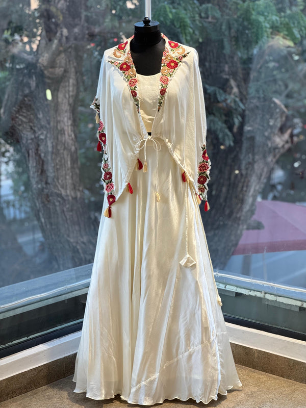 Off White Lehenga Set