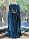 Blue Skirt Set
