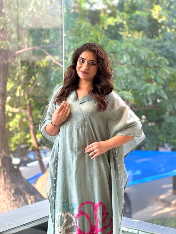 Green Kaftan Co Ord