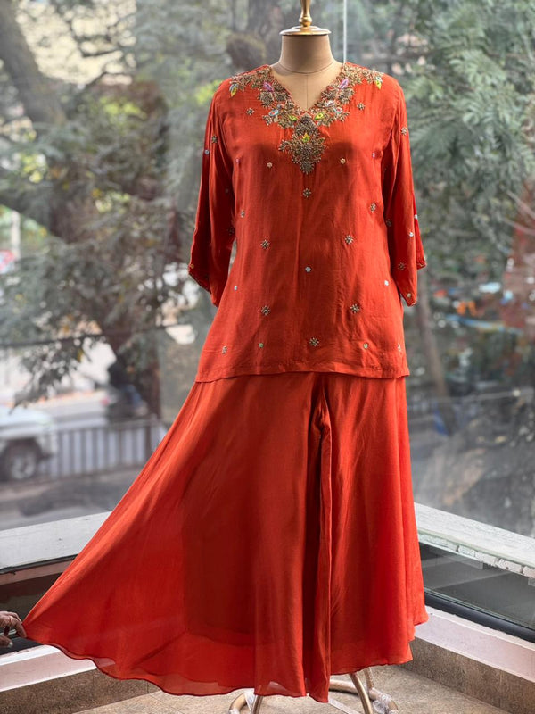 Rust Palazzo Set
