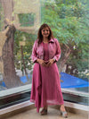 Pink Glass Tissue Tunic