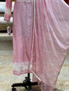 Pink Embroidered Suit