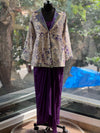 Purple Skirt Set