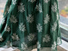 Green Thread Work Dupatta Set