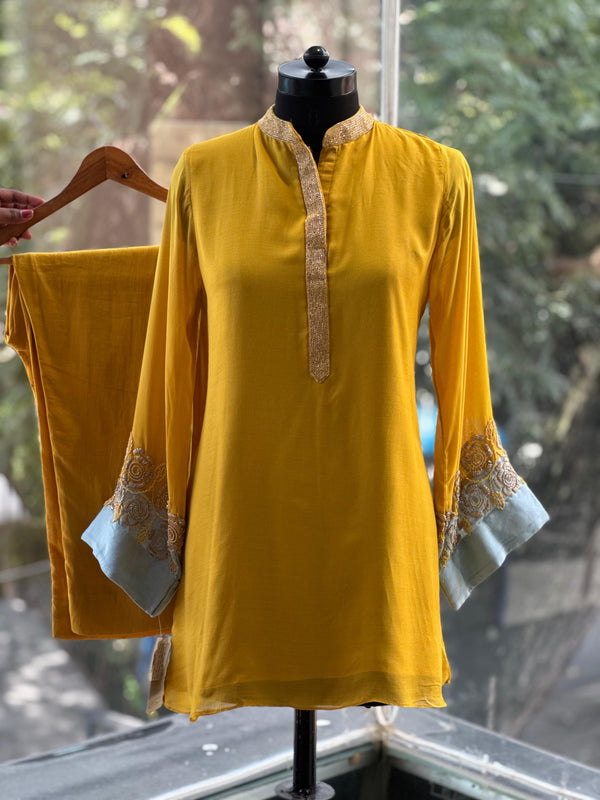 Yellow Hand Work Co Ord