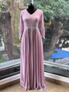 Mauve Jacket style gown