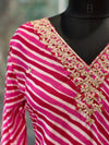 Pink Leheriya Suit Set