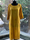 Yellow Kantha Flower Tunic