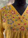 Yellow Chanderi Silk Suit Set