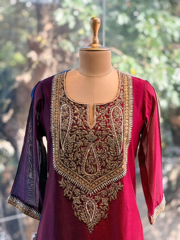 Maroon Shaded Co Ord