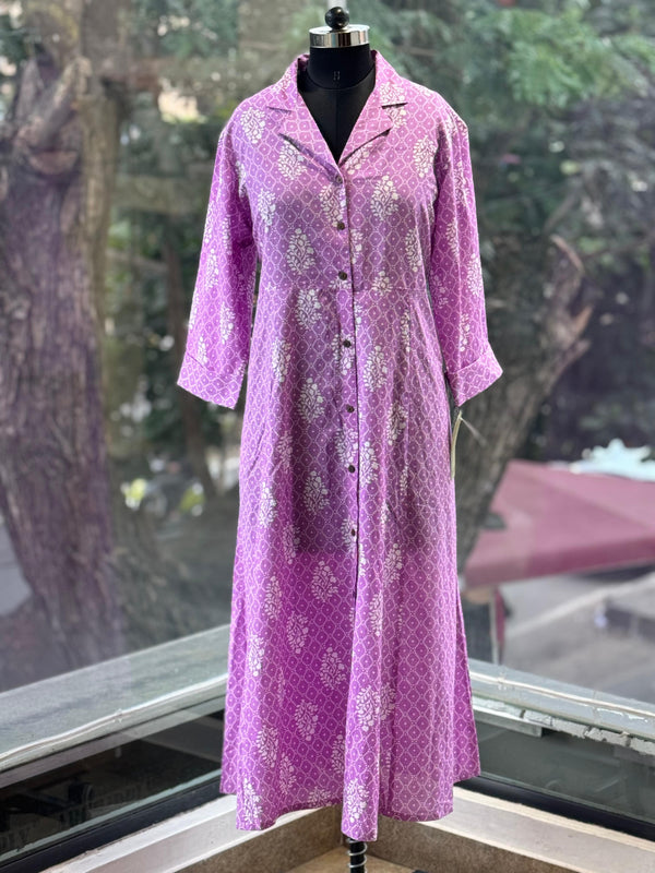 Purple Printed Tunic
