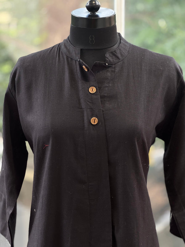 Black High Low Tunic