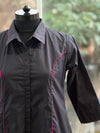 Black Applique Tunic