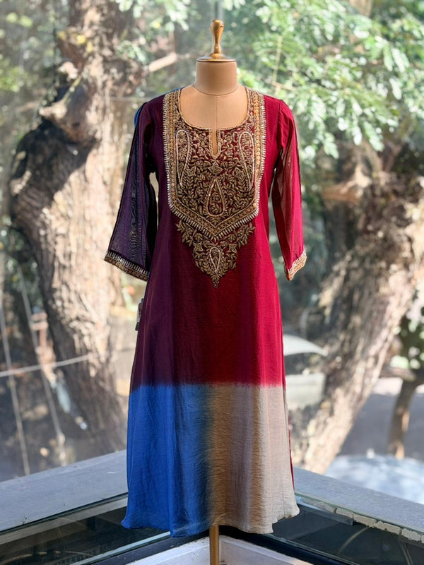 Maroon Shaded Co Ord