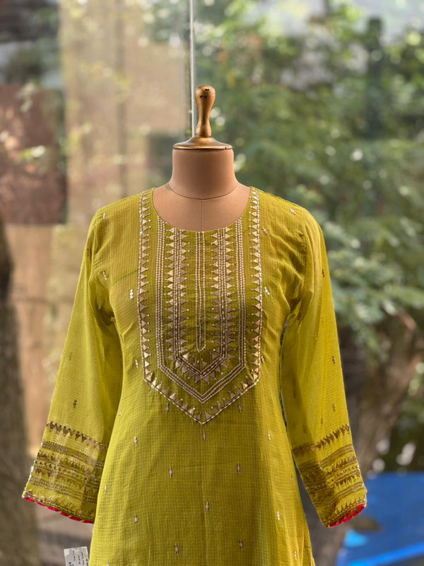 Fluorescent Green Kota Suit
