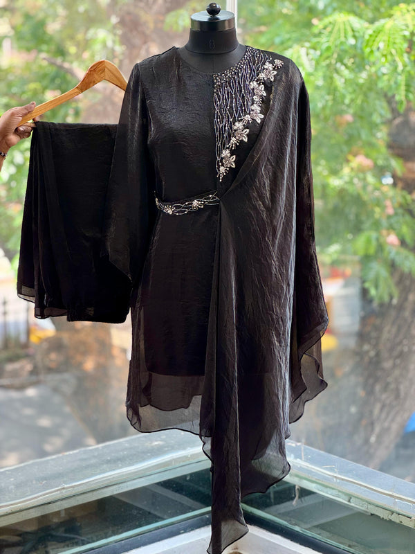 Black Tissue Co Ord