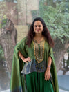 Green Shaded Harem Set