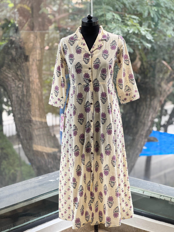 Off White Block Print tunic