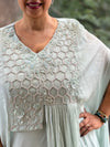 Pastel Blue Kaftan Style Gown