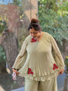 Pista Green Palazzo Set