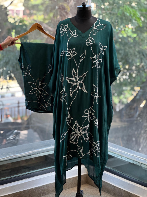 Green Kaftan Co Ord